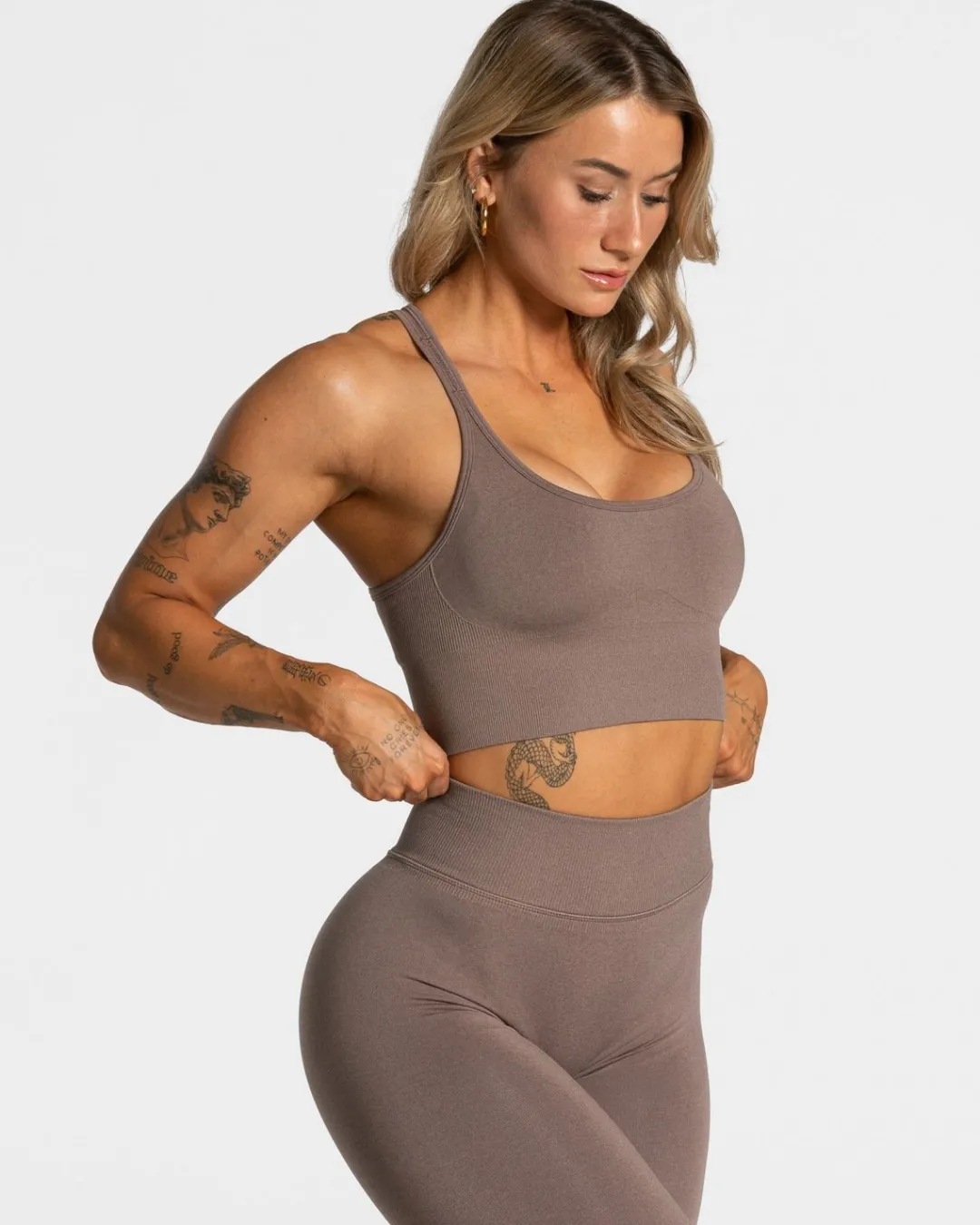 TEVEO Sports Bras*Statement Bh "Mokka"