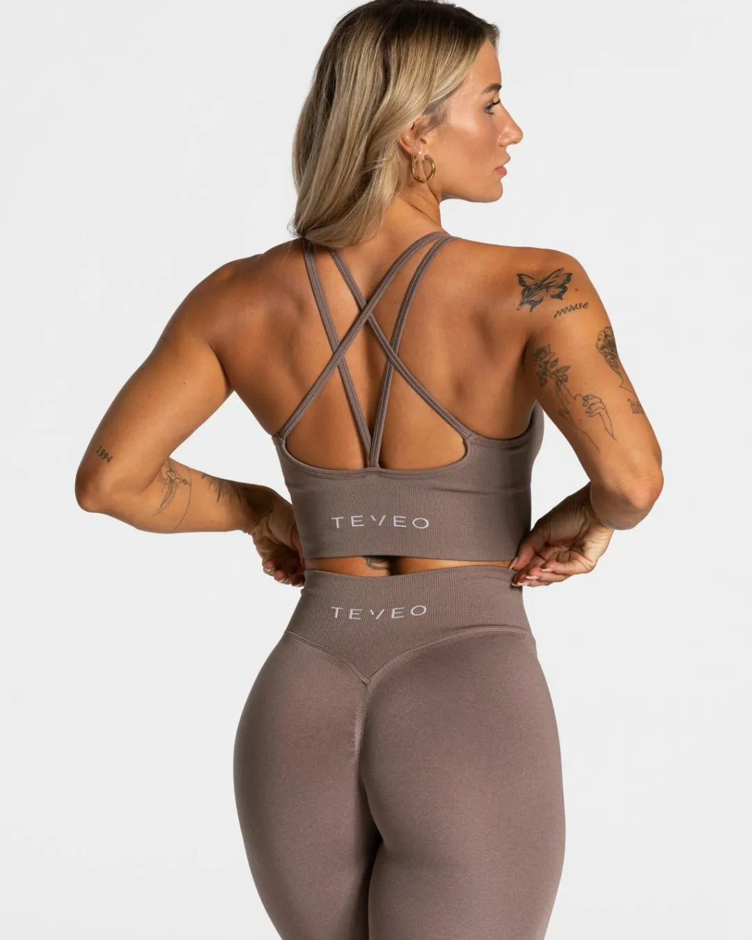 TEVEO Sports Bras*Statement Bh "Mokka"