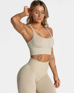 TEVEO Sports Bras*Statement Bh "Sand"