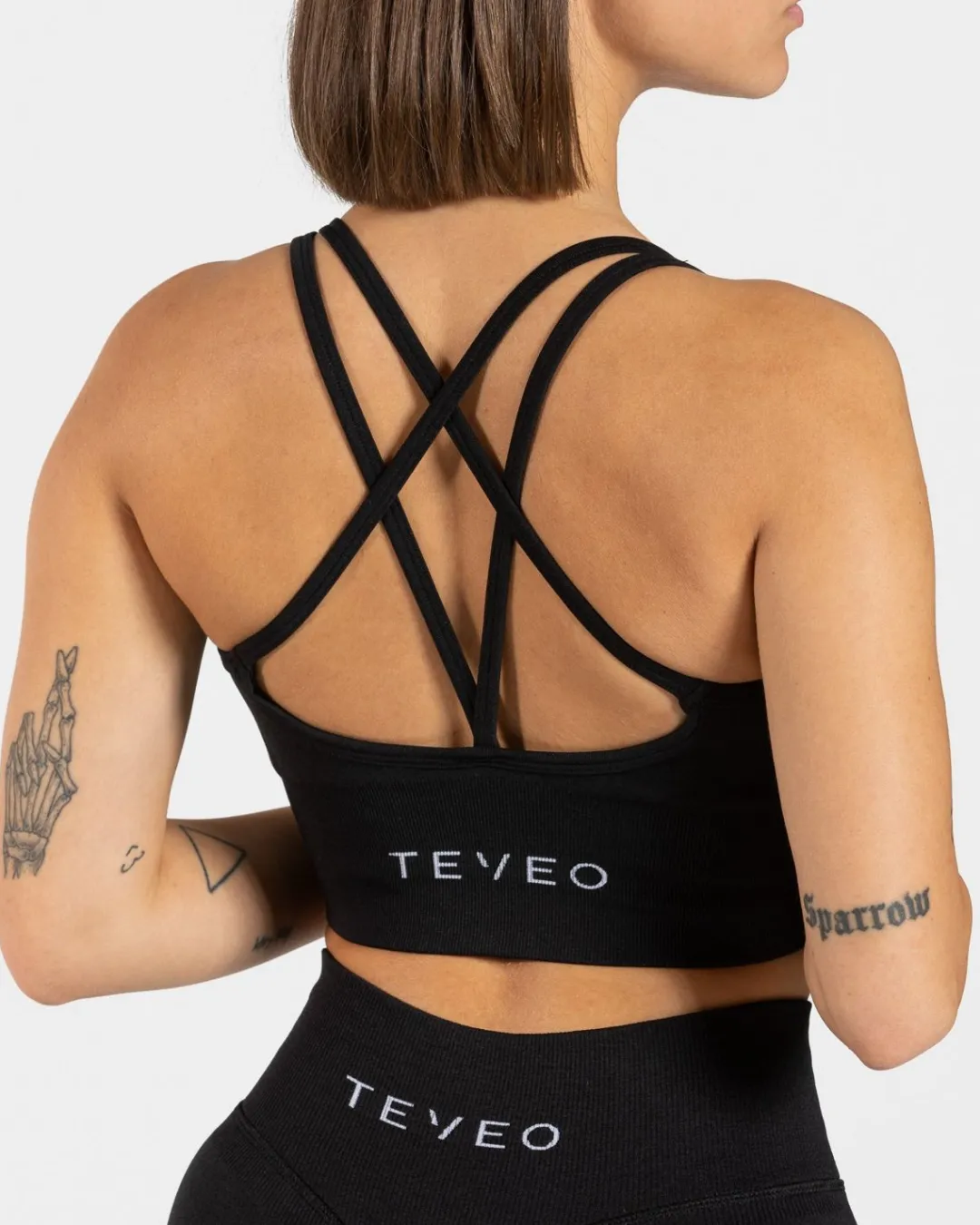 TEVEO Sports Bras*Statement Bh "Schwarz"