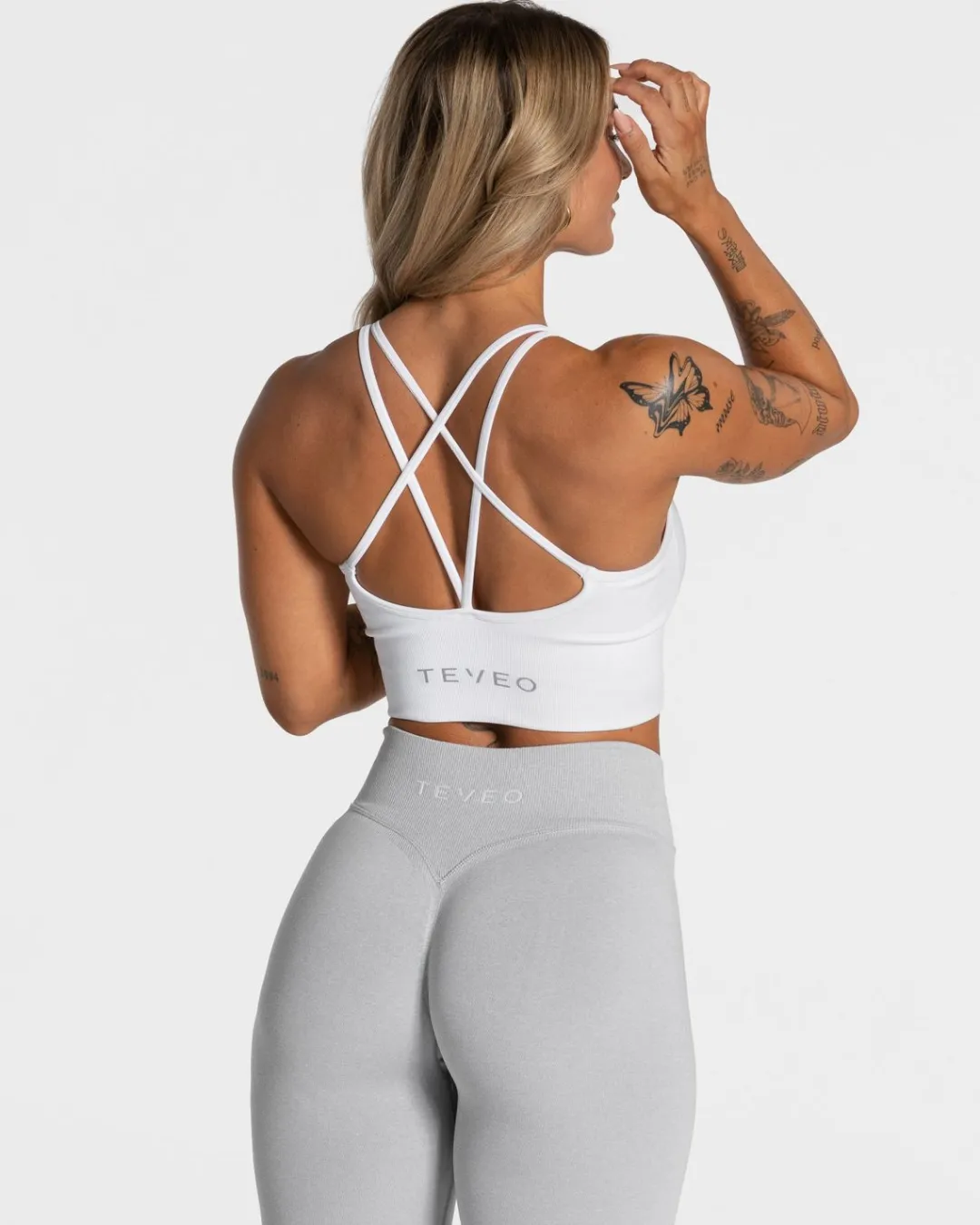 TEVEO Sports Bras*Statement Bh "Weis"