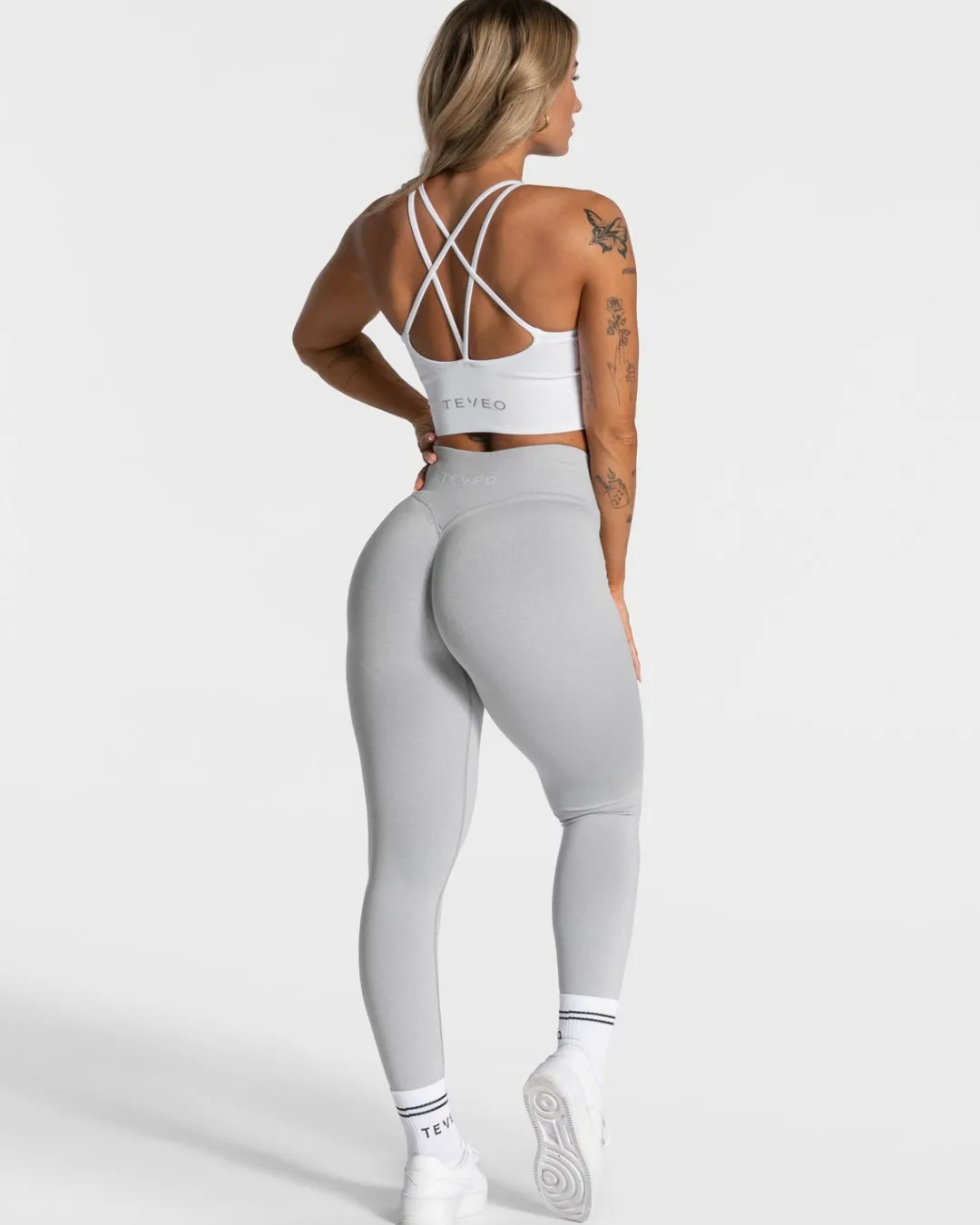TEVEO Sports Bras*Statement Bh "Weis"