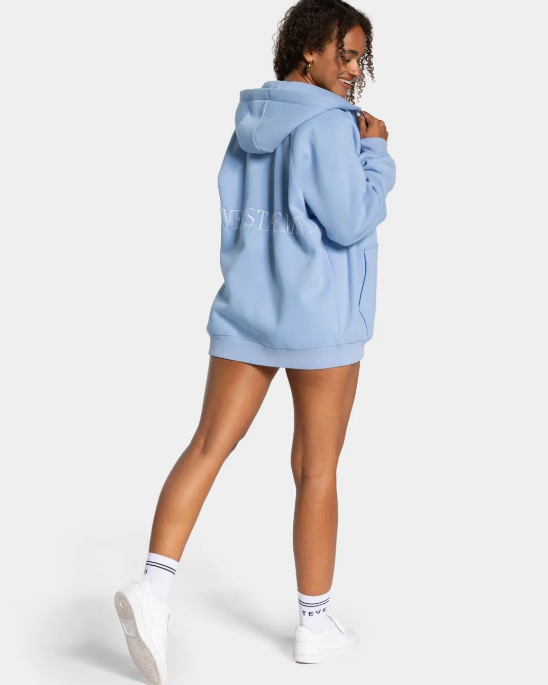 TEVEO Hoodies & Jackets*Statement Oversized Jacke "Blau"