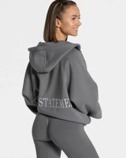 TEVEO Hoodies & Jackets*Statement Oversized Jacke "Graphit"