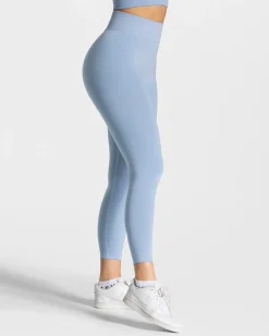 TEVEO Leggings & Pants*Statement Scrunch Leggings "Blau"