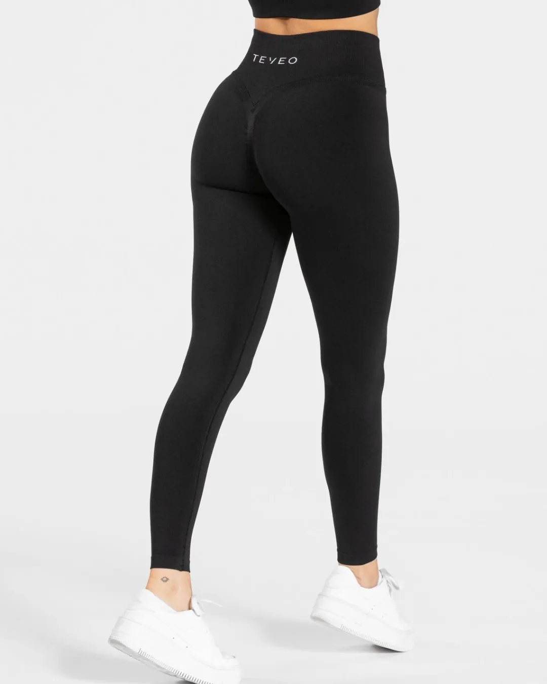TEVEO Leggings & Pants*Statement Scrunch Leggings "Schwarz"