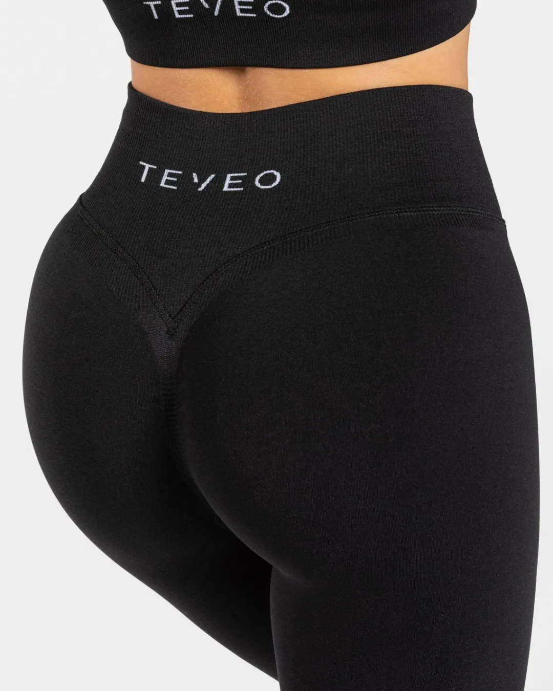 TEVEO Leggings & Pants*Statement Scrunch Leggings "Schwarz"