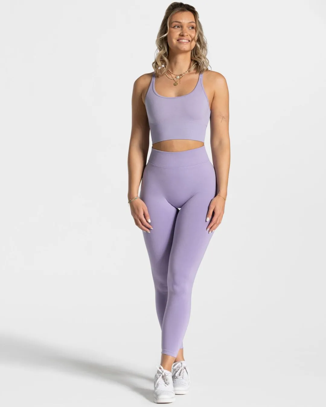 TEVEO Leggings & Pants*Statement Scrunch Leggings "Flieder"
