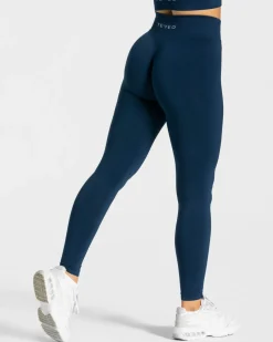 TEVEO Leggings & Pants*Statement Scrunch Leggings "Dunkelblau"