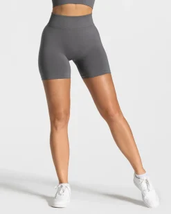TEVEO Shorts*Statement Scrunch Short "Graphit"