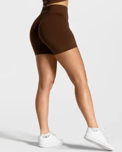 TEVEO Shorts*Statement Scrunch Short "Kaffee"