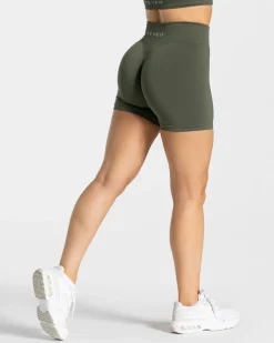 TEVEO Shorts*Statement Scrunch Short "Khaki"
