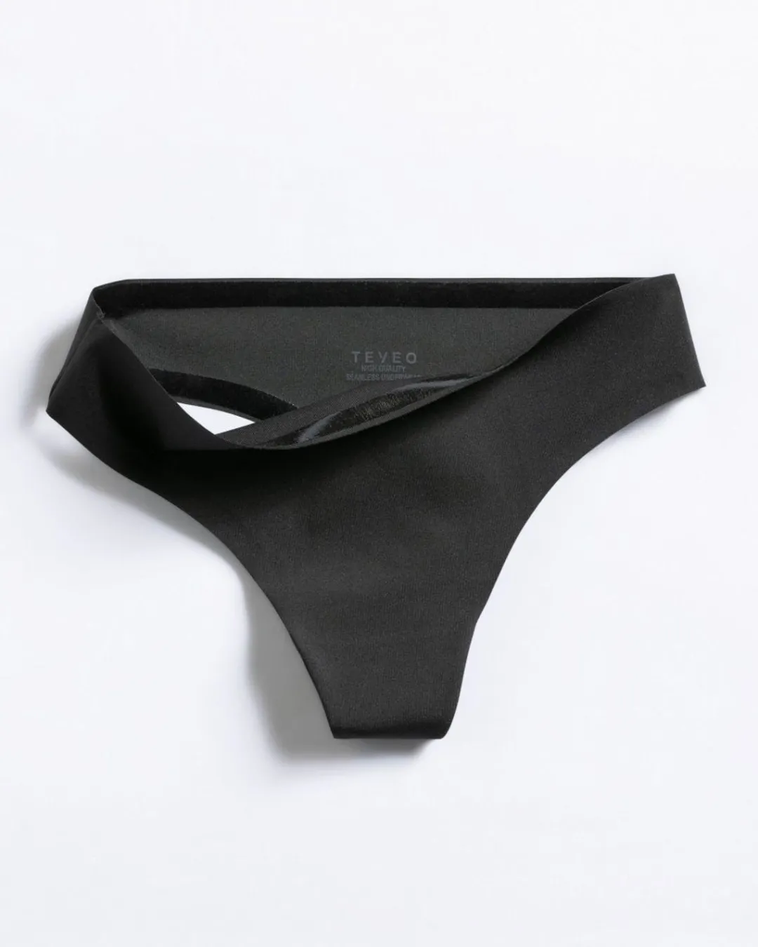 TEVEO Socks & Underwear* Seamless Tanga (5Er) "Schwarz"