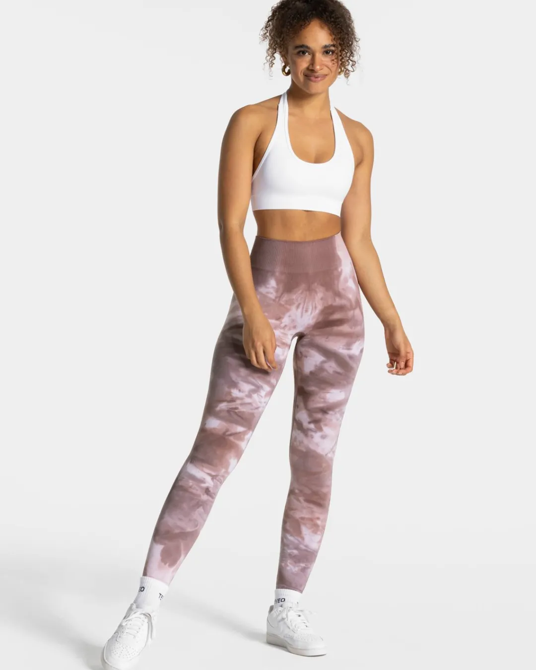 TEVEO Leggings & Pants*Tie Dye Scrunch Leggings "Earth"