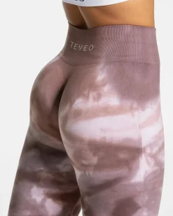 TEVEO Leggings & Pants*Tie Dye Scrunch Leggings