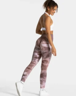 TEVEO Leggings & Pants*Tie Dye Scrunch Leggings