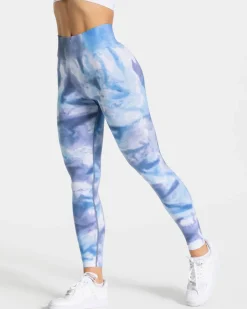 TEVEO Leggings & Pants*Tie Dye Scrunch Leggings 