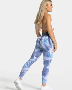 TEVEO Leggings & Pants*Tie Dye Scrunch Leggings