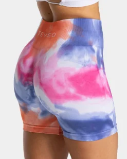 TEVEO Shorts*Tie Dye Scrunch Short 