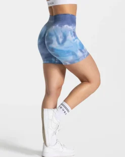 TEVEO Shorts*Tie Dye Scrunch Short 