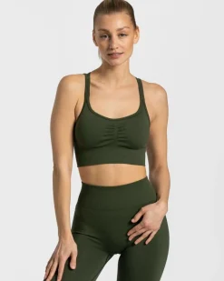 TEVEO Sports Bras*Timeless Scrunch Bh "Khaki"