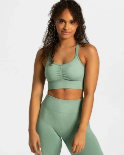 TEVEO Sports Bras*Timeless Scrunch Bh "Salbei"