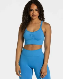 TEVEO Sports Bras*Timeless Scrunch Bh "Sommerblau"