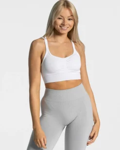TEVEO Sports Bras*Timeless Scrunch Bh "Weis"
