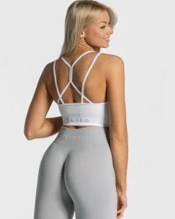 TEVEO Sports Bras*Timeless Scrunch Bh "Weis"