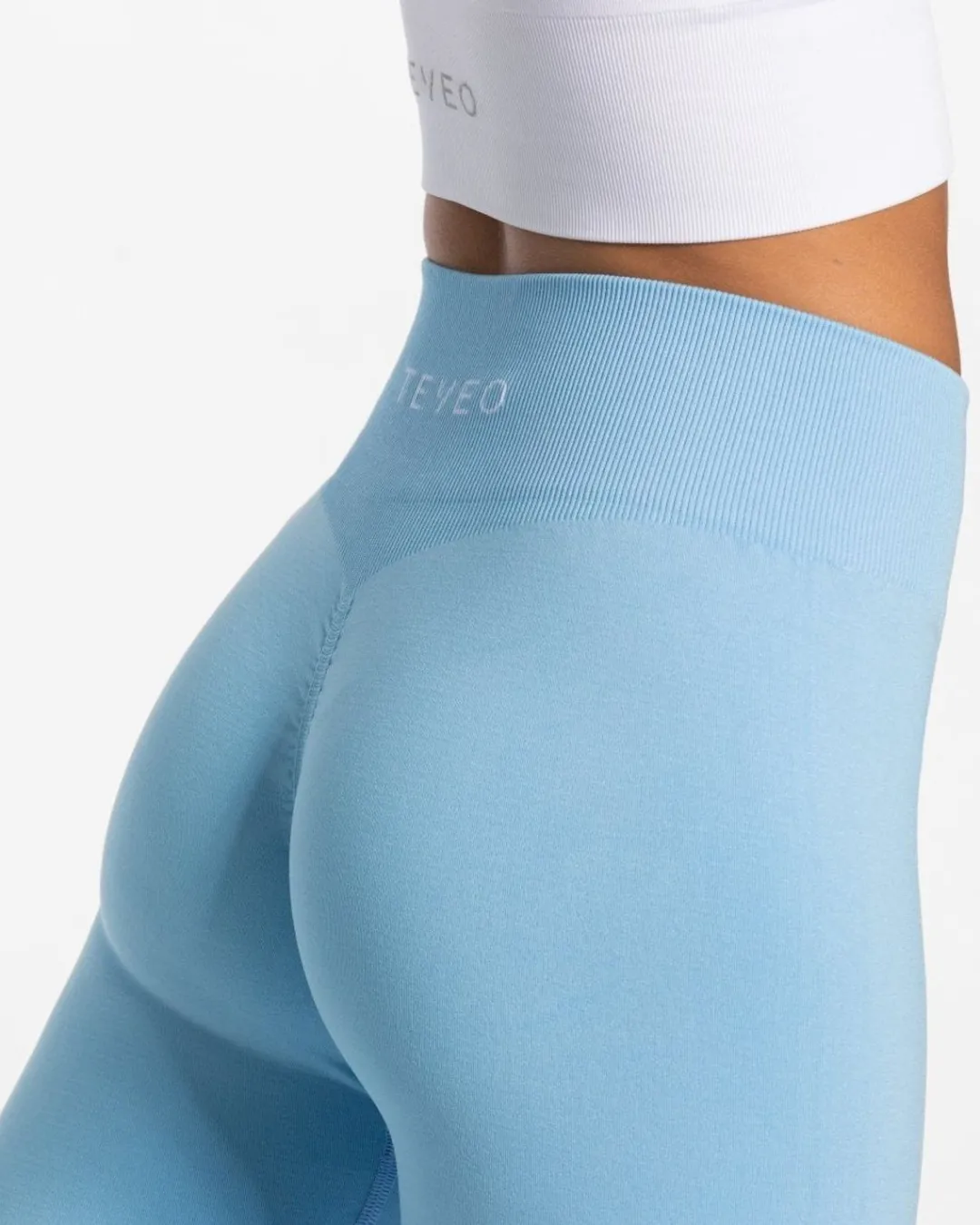 TEVEO Leggings & Pants*Timeless Scrunch Leggings "Babyblau"