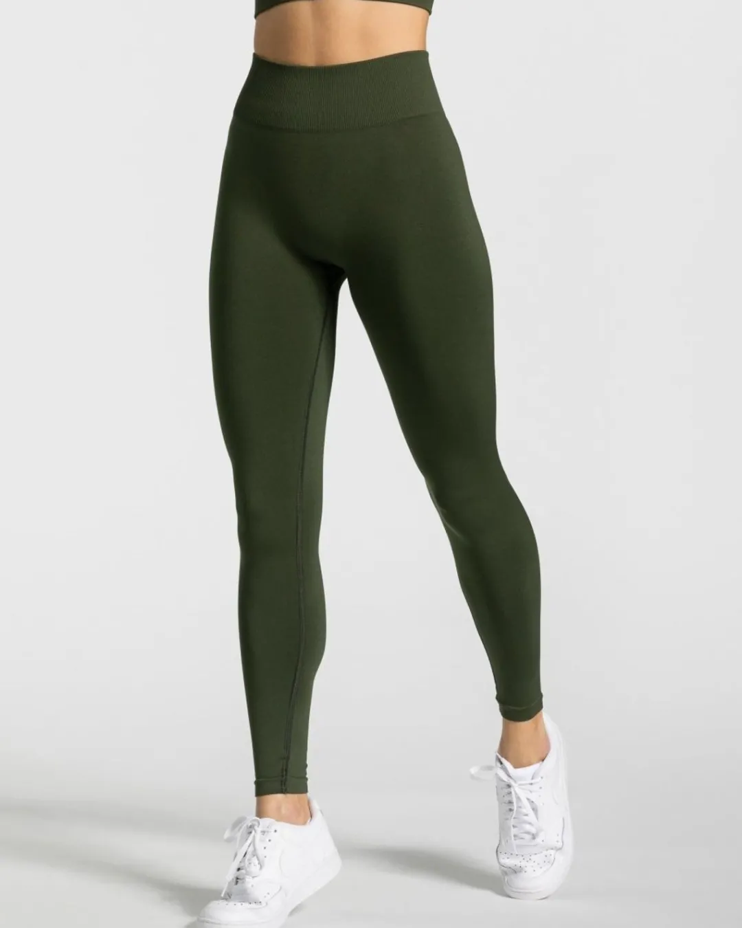 TEVEO Leggings & Pants*Timeless Scrunch Leggings "Khaki"
