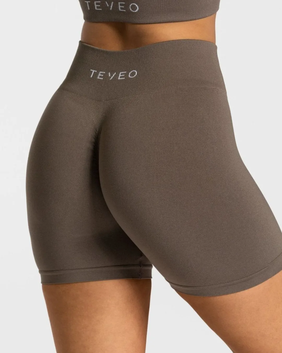 TEVEO Shorts*Timeless Scrunch Short "Taupe"