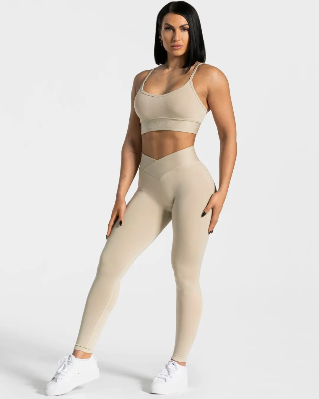 TEVEO Leggings & Pants*V-Shape Leggings "Sand"
