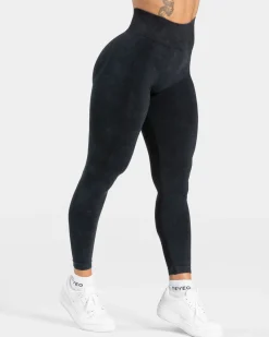 TEVEO Leggings & Pants*Acid Covert Scrunch Leggings "Schwarz"