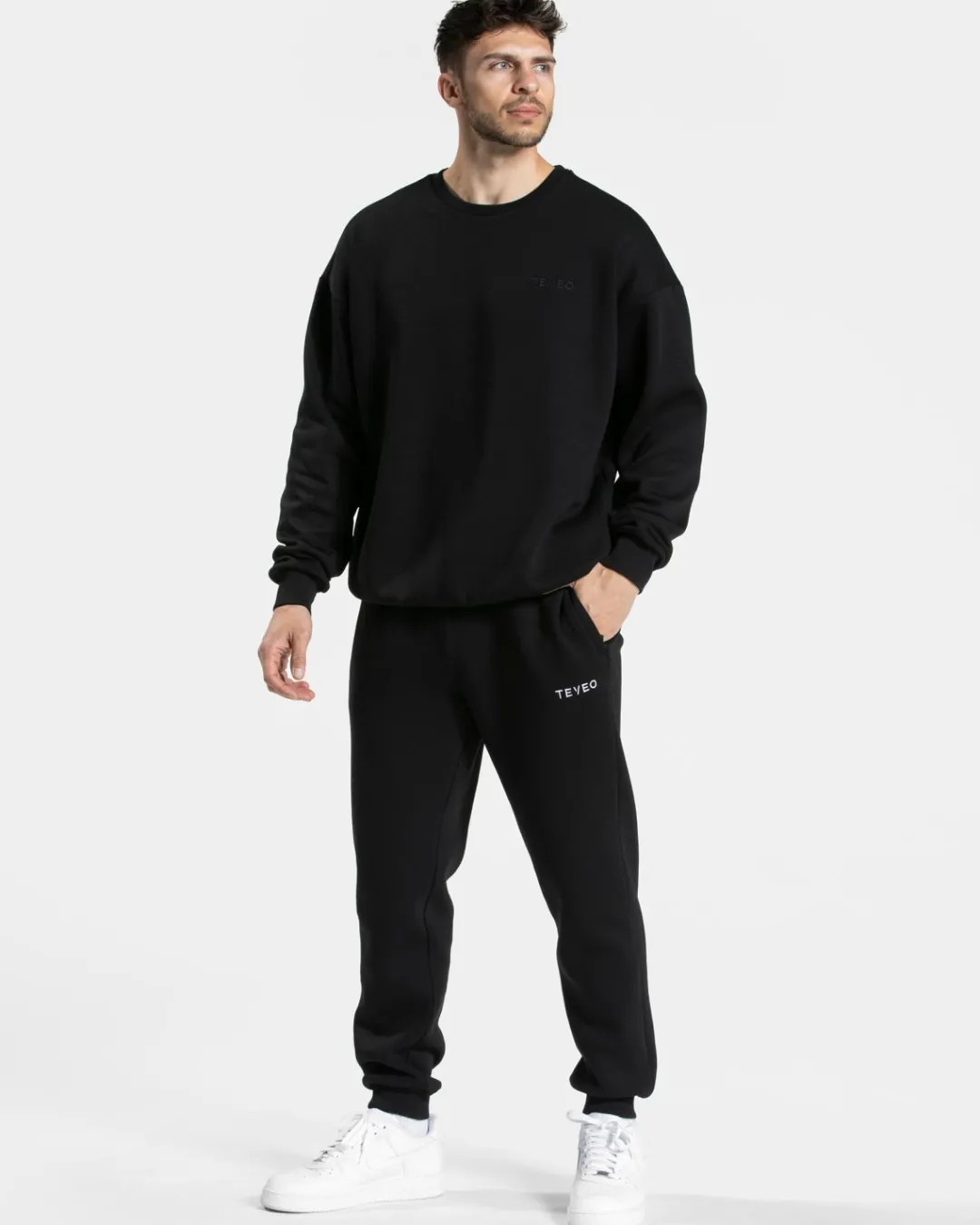 TEVEO Hoodies & Sweat Jackets*Arrival Signature Sweater "Schwarz"