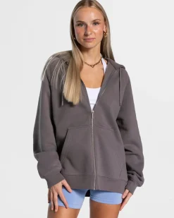 TEVEO Hoodies & Jackets*Candy Oversized Jacke "Graphit"
