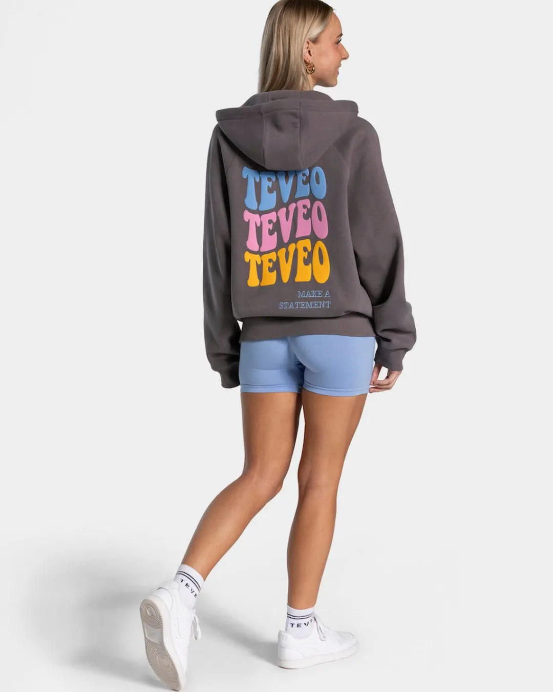 TEVEO Hoodies & Jackets*Candy Oversized Jacke "Graphit"