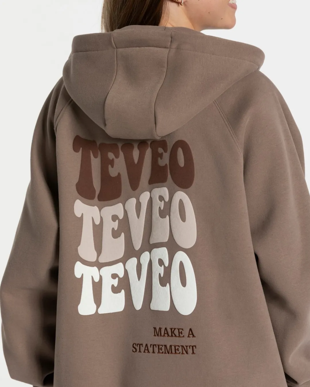 TEVEO Hoodies & Jackets*Candy Oversized Jacke "Mokka"