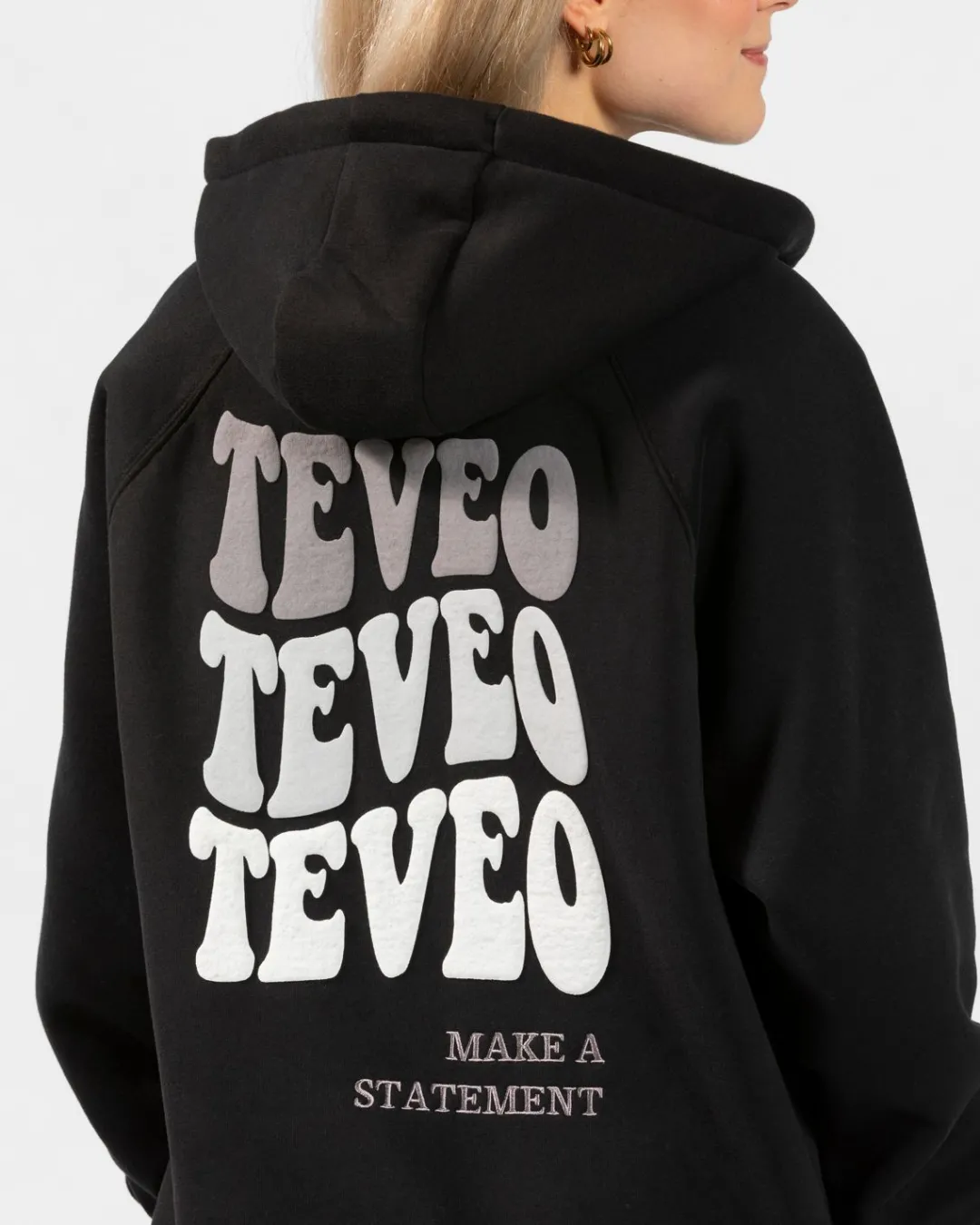 TEVEO Hoodies & Jackets*Candy Oversized Jacke "Schwarz"