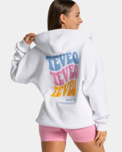 TEVEO Hoodies & Jackets*Candy Oversized Jacke "Weis"