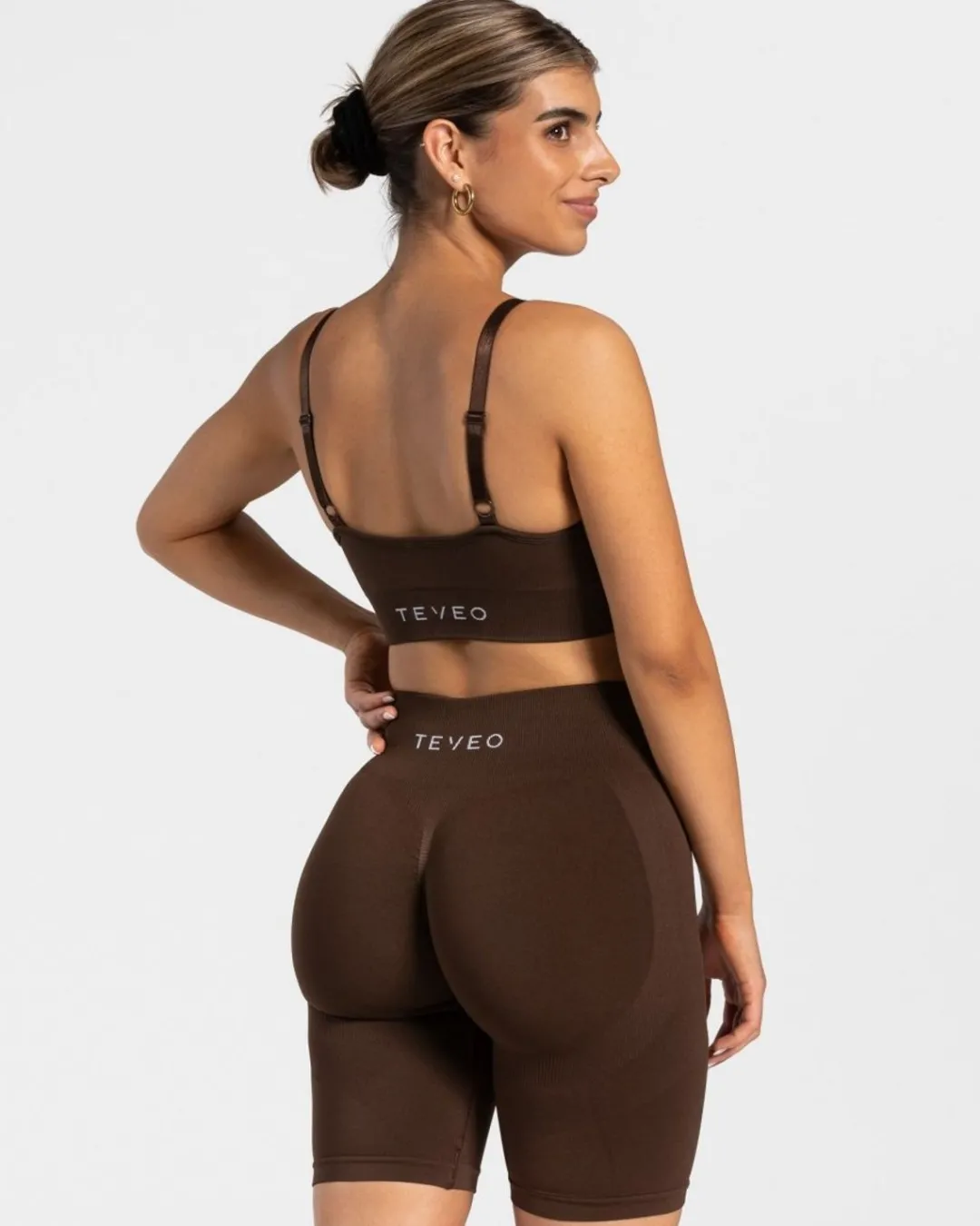 TEVEO Sports Bras*Charming Scrunch Bh "Braun"