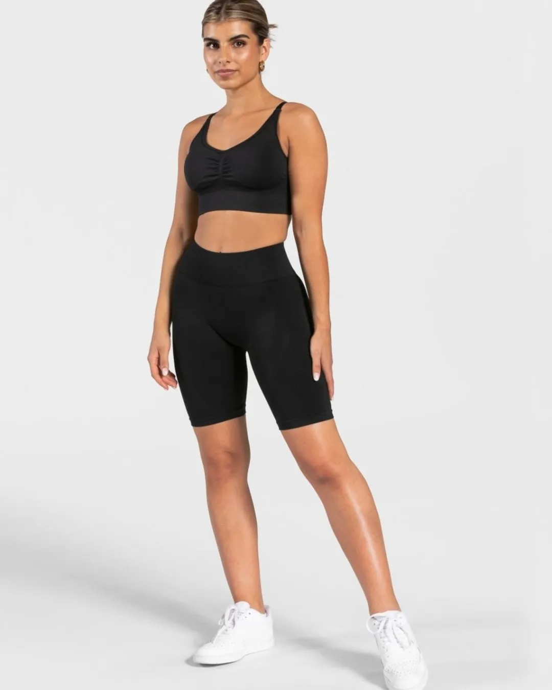 TEVEO Sports Bras*Charming Scrunch Bh "Schwarz"