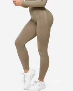 TEVEO Leggings & Pants*Charming Scrunch Leggings "Khaki"