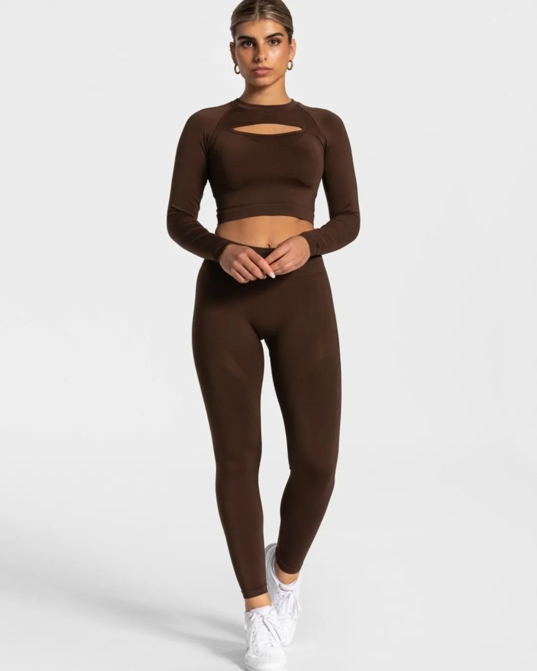 TEVEO Leggings & Pants*Charming Scrunch Leggings "Braun"