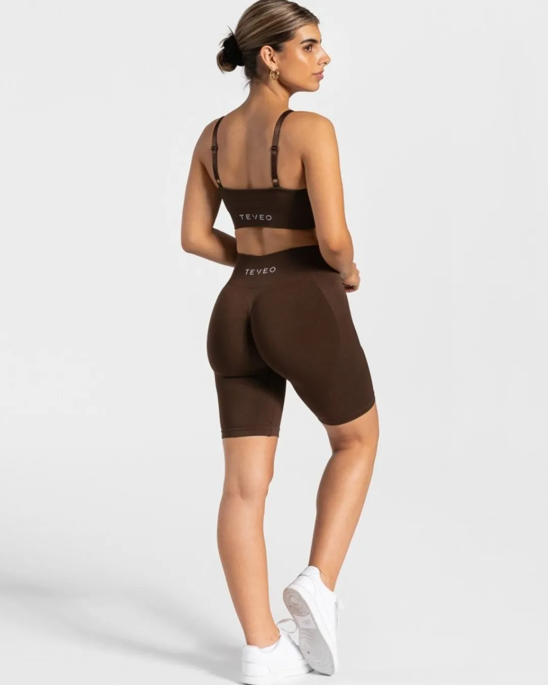 TEVEO Shorts*Charming Scrunch Short "Braun"