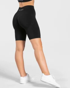 TEVEO Shorts*Charming Scrunch Short "Schwarz"
