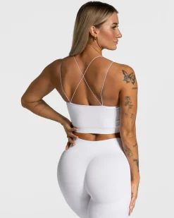 TEVEO Sports Bras*Elegant Strap Top "Weis"