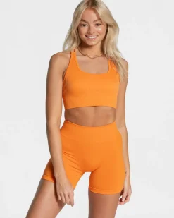 TEVEO Sports Bras*Everyday Backless Top "Orange"