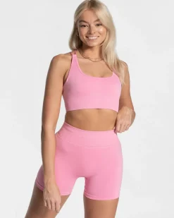 TEVEO Sports Bras*Everyday Backless Top "Pink"