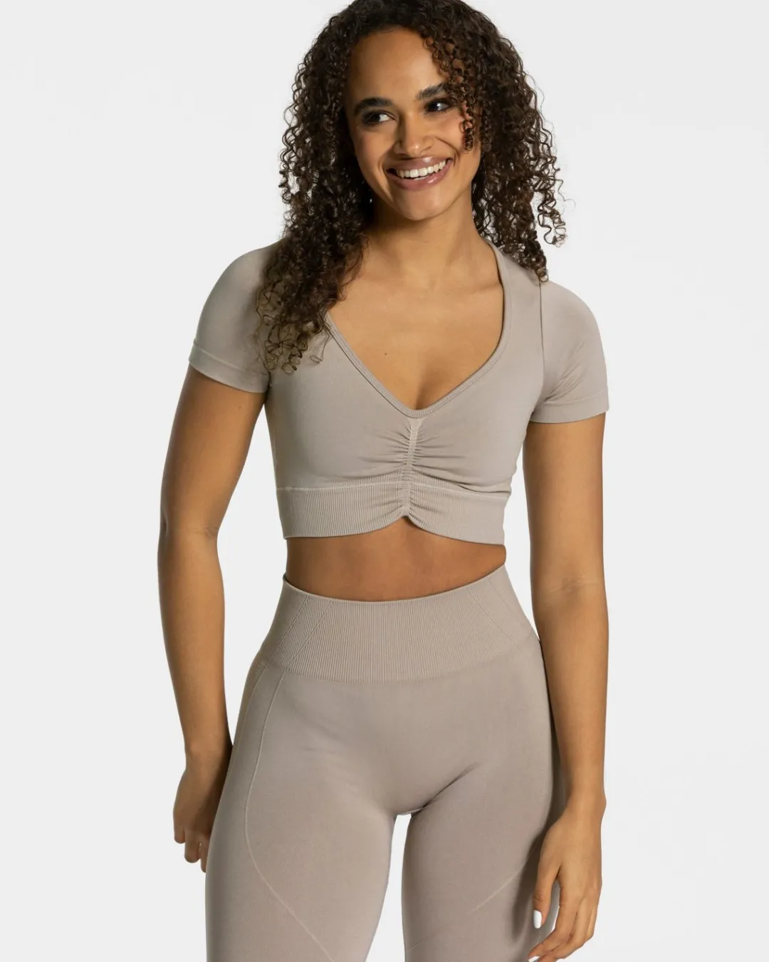 TEVEO Tops*Focus Crop Top "Dust"